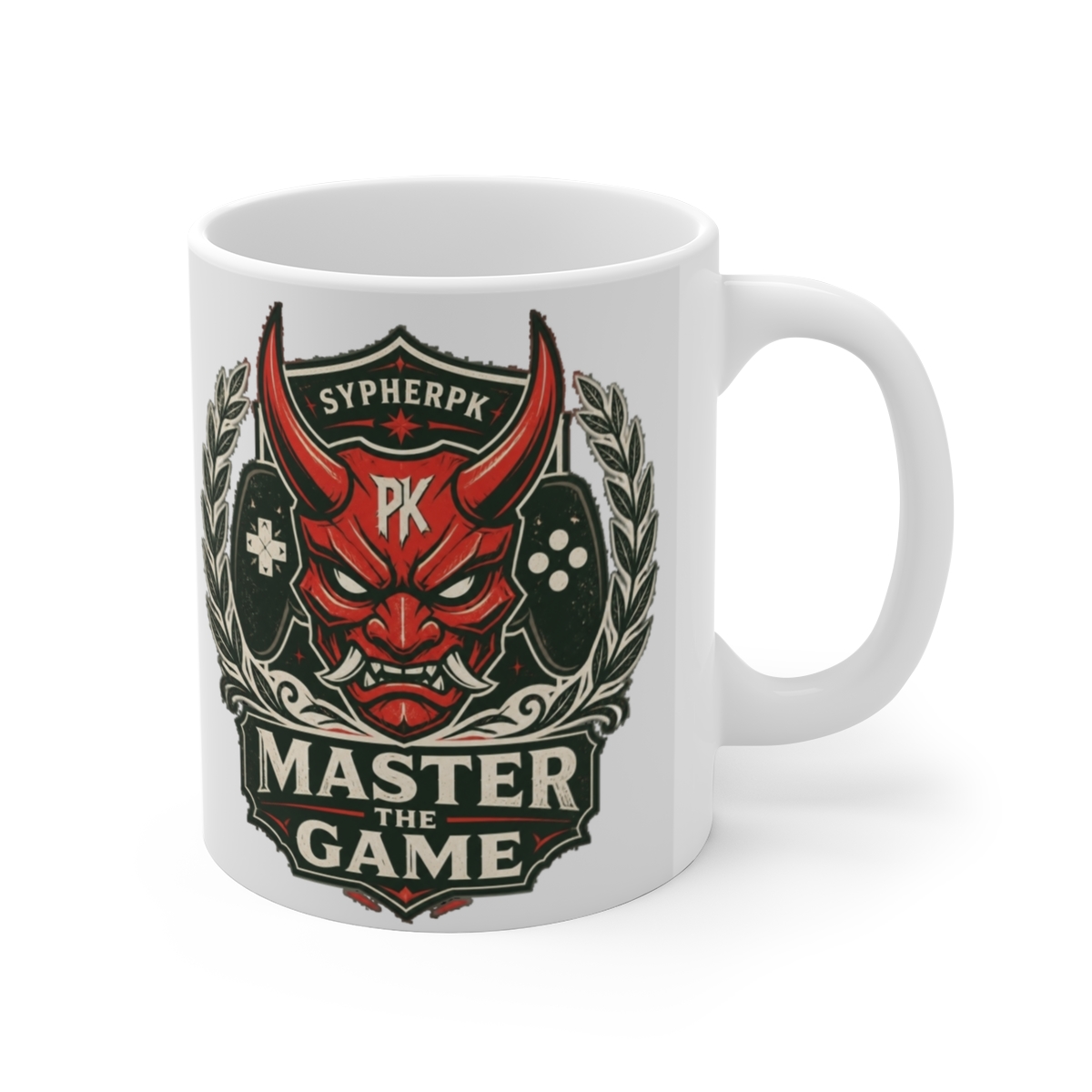 SypherPK "Master the Game" White Mug