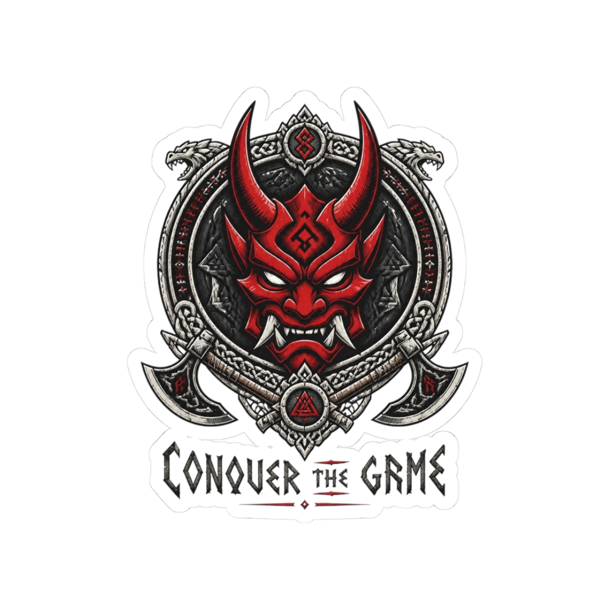 SypherPK "Conquer the Game" Sticker - alternate angle 1, merchandise