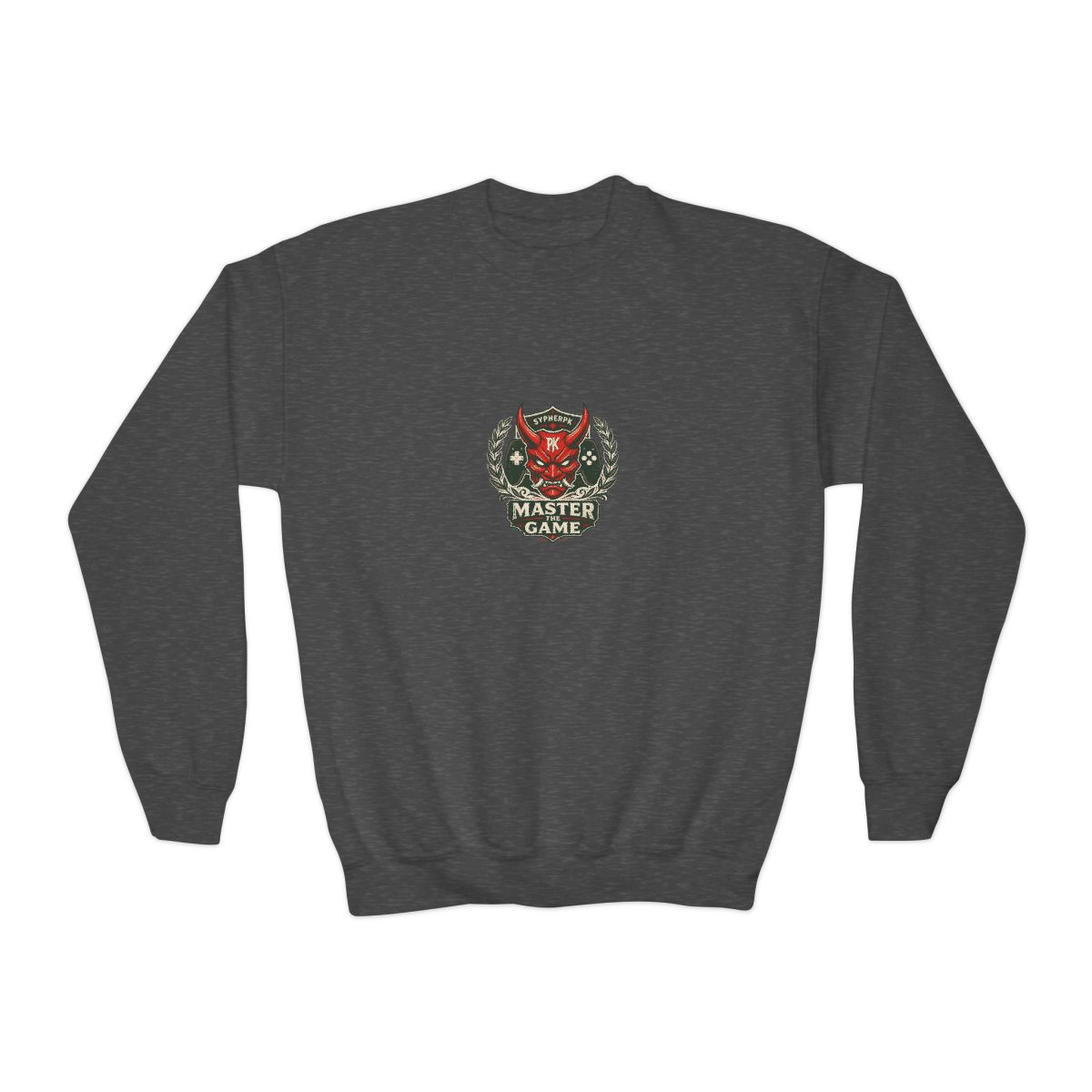 SypherPK "Master the Game" Kids Crewneck - alternate angle 3, merchandise
